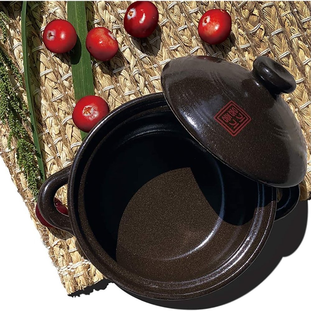 OnggiJonggi Korean Earthenware Clay Hot Pot (1400ml)